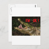 Ich bin ok! postkarte (Vorne/Hinten)