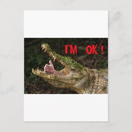 Ich bin ok! postkarte (Vorderseite)