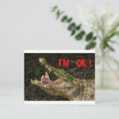 Ich bin ok! postkarte (Stehend Vorderseite)