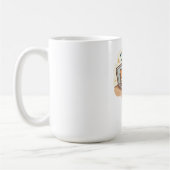 Ich bin OK Sleeping Cat Laptop Cartoon Kaffeetasse (Links)