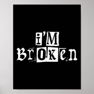 Ich bin Ok Unsichtbare Krankheit Mental Health Awa Poster