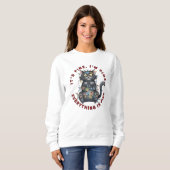 Ich bin okay, alles ist okay, lustiger Weihnachtsk Sweatshirt (Vorne ganz)