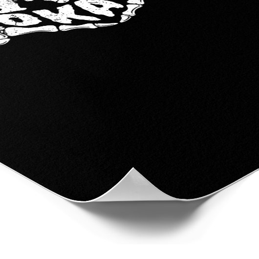 Ich bin okay Funny Halloween Kostüm Skeleton Hände Poster (Ecke)