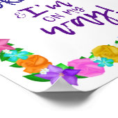 Ich bin okay & ich bin auf dem Weg! Wall Art Poster (Ecke)