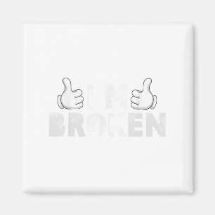 Ich bin okay, ich bin gebrochen Suizidverhütung Ps Magnet