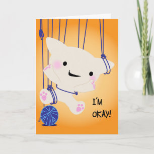 Ich bin Okay Jahrestag Karte