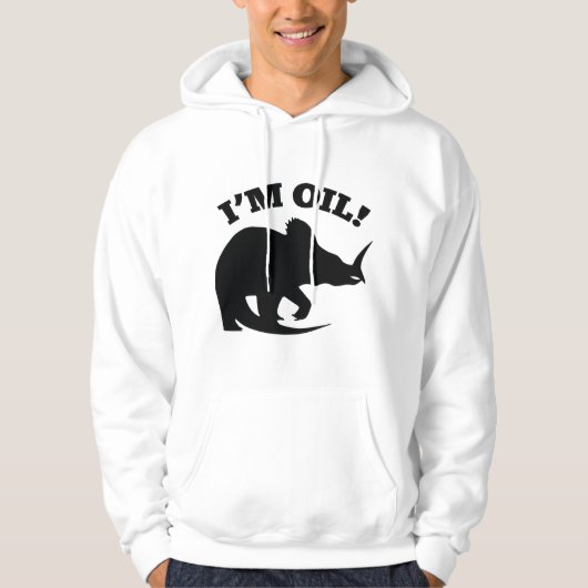 Ich bin Öl! Hoodie (Vorderseite)