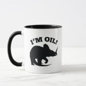 Ich bin Öl! Tasse (Links)