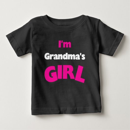 Ich bin Oma's Girl Baby T-shirt (Vorderseite)