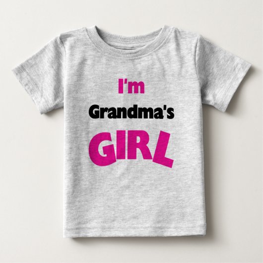 Ich bin Oma's Girl Baby T-shirt (Vorderseite)