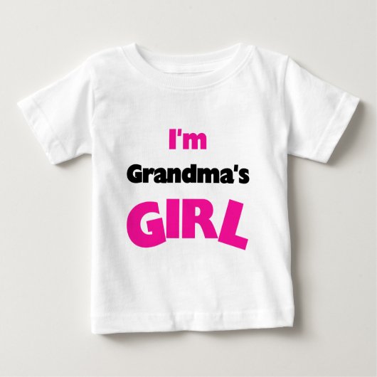 Ich bin Oma's Girl Baby T-shirt (Vorderseite)