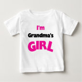 Ich bin Oma's Girl Baby T-shirt (Vorderseite)