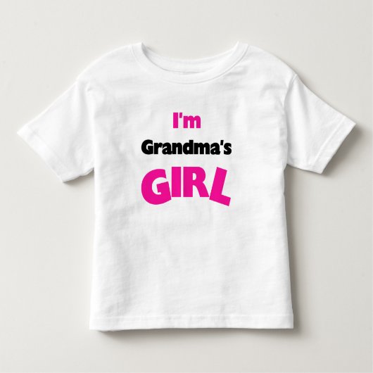 Ich bin Oma's Girl Kleinkind T-shirt (Vorderseite)