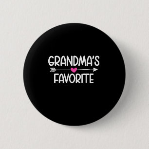 Ich bin Omas Lieblingsenkelin Humor Lustige Famili Button