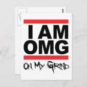 Ich bin OMG Postkarte (Vorne/Hinten)