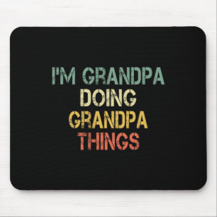 Ich bin Opa Doing Opa Dinge Funny Christmas B Mousepad