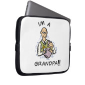 Ich bin Opa-Opa und Baby-Tshirts und Geschenke Laptopschutzhülle (Vorne Rechts)