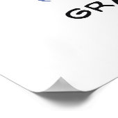 Ich bin Opa-Opa und Baby-Tshirts und Geschenke Poster (Ecke)