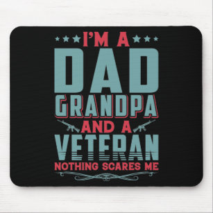 Ich bin Opa und ein Veteran macht mir nichts Angst Mousepad