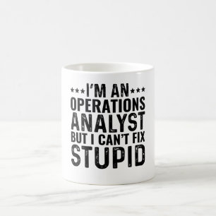 Ich bin Operationsanalytiker, aber ich kann keinen Kaffeetasse