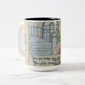 Ich bin optimistisch - Kaffeetasse (Vorderseite Links)