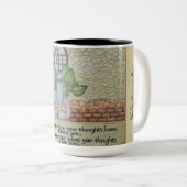 Ich bin optimistisch - Kaffeetasse (VorderseiteRechts)