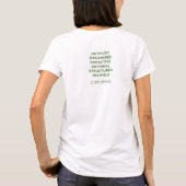 Ich bin ORGANISIERTER T - Shirt (Rückseite)