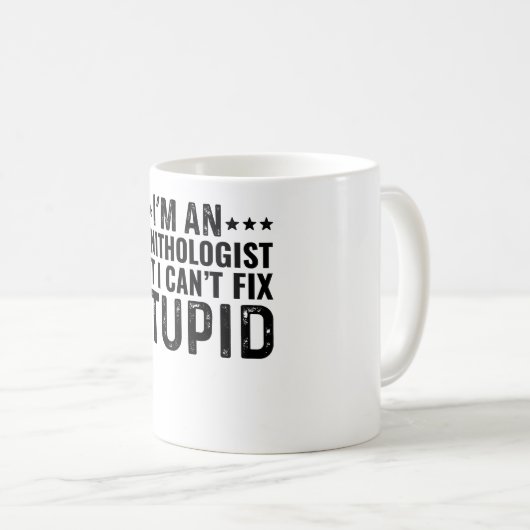 Ich bin Ornithologe, aber ich kann keinen Dummkopf Kaffeetasse (VorderseiteRechts)