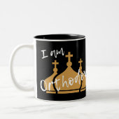 Ich bin orthodox zweifarbige tasse (Links)