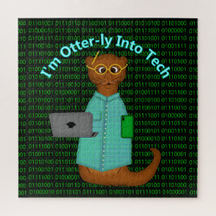 Ich bin Otter-lich in Technik verliebt Puzzle