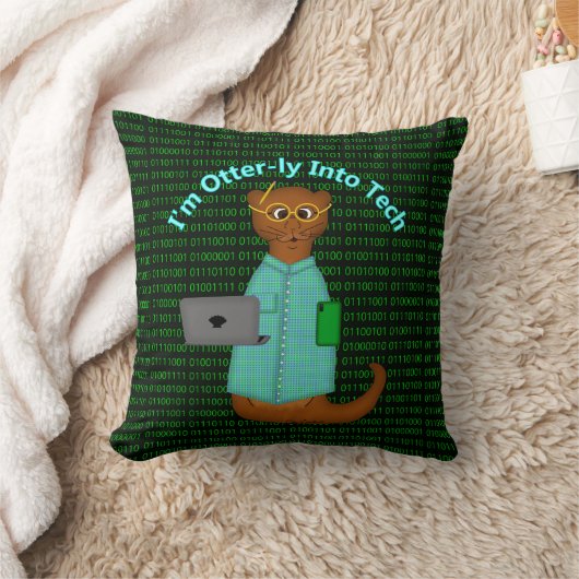 Ich bin Otter-ly in Tech Kissen (Decke)