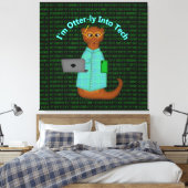 Ich bin Otter-ly in Tech Leinwanddruck (Insitu (Schlafzimmer))