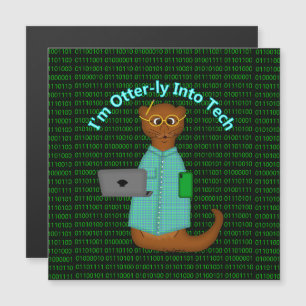 Ich bin Otter-ly in Tech Magnetkarte