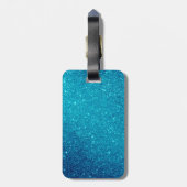 Ich bin Outta hier | lustige Glitzer-Art Gepäckanhänger (Rückseite vertikal)