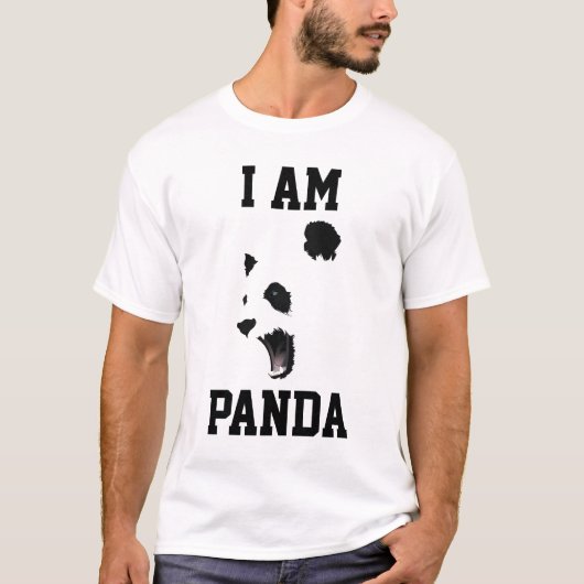 ICH BIN PANDA T-Shirt (Vorderseite)