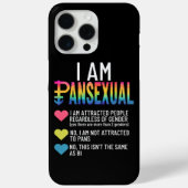 Ich bin Pansexual - LGBTQIA Pride Rainbow Hearts - Case-Mate iPhone Hülle (Rückseite)