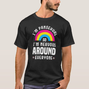 Ich bin Pansexual Rainbow Flags Pan Pride Pansexua T-Shirt