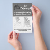 Ich bin paparazzi Game Card Owls Liebe Hochzeit Flyer (Handgriff)