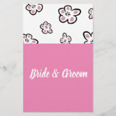 Ich bin paparazzi Game Card Rosa Liebe Hochzeitsfe Flyer (Hinten)