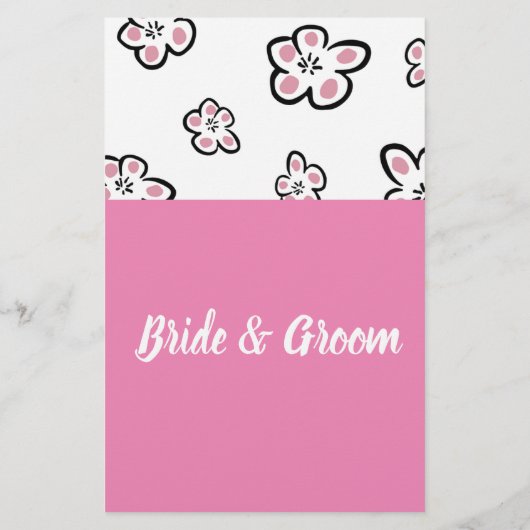 Ich bin paparazzi Game Card Rosa Liebe Hochzeitsfe Flyer (Hinten)