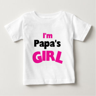 Ich bin Papas Mädchen Baby T-shirt