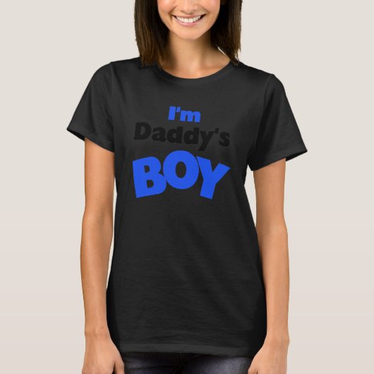 Ich bin Papys Junge T-Shirt (Vorderseite)