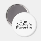 Ich bin Papys Liebling Magnet (Vorderseite/Rückseite)