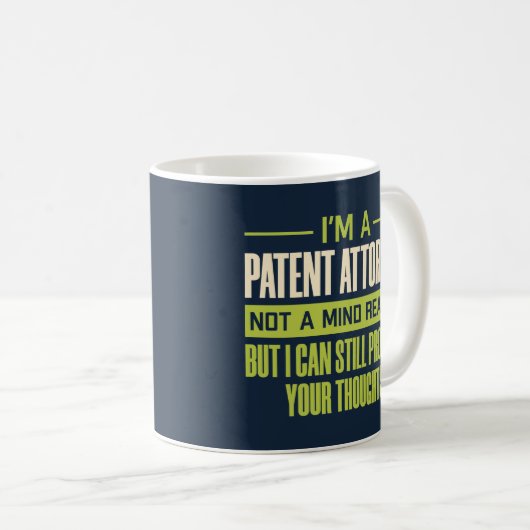 Ich bin Patentanwalt, kein Geisteslehrer, humorvol Kaffeetasse (VorderseiteRechts)