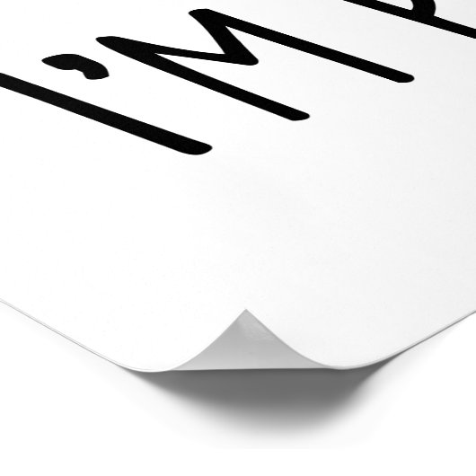 Ich bin Peelin Good Funny Fruit Pun Poster (Ecke)