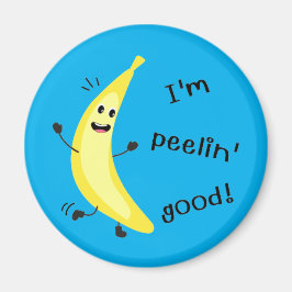 Ich bin Peelin' Gut! - Funny Fruit Pun Magnet