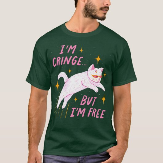 Ich bin peinlich, aber ich bin frei T-Shirt (Vorderseite)