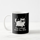 Ich bin peinlich berührt, aber ich bin frei Lustig Kaffeetasse (Links)