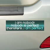 Ich bin perfekt autoaufkleber (Auf Auto)