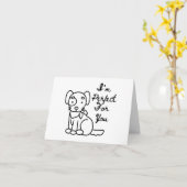 Ich bin perfekt für dich für Hundefreunde PERSONAL Karte (Gelbe Blume)